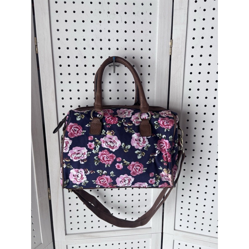 American Eagle AE Y2K Navy Floral Pink‎ Rose Handbag Crossbody Purse